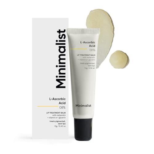 Minimalist Lip Treatment Balm for Pigmented & Dark Lips | 8% L-Ascorbic Acid with Vitamin E, Radianskin & Glycerine , For Women & Men , 12 g - Related product