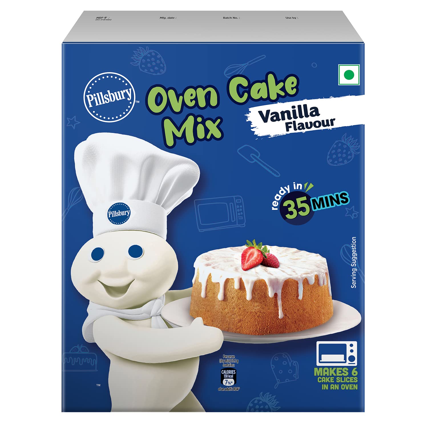 Pillsbury Oven Cake Mix, Vanilla, 225 gm - Related product