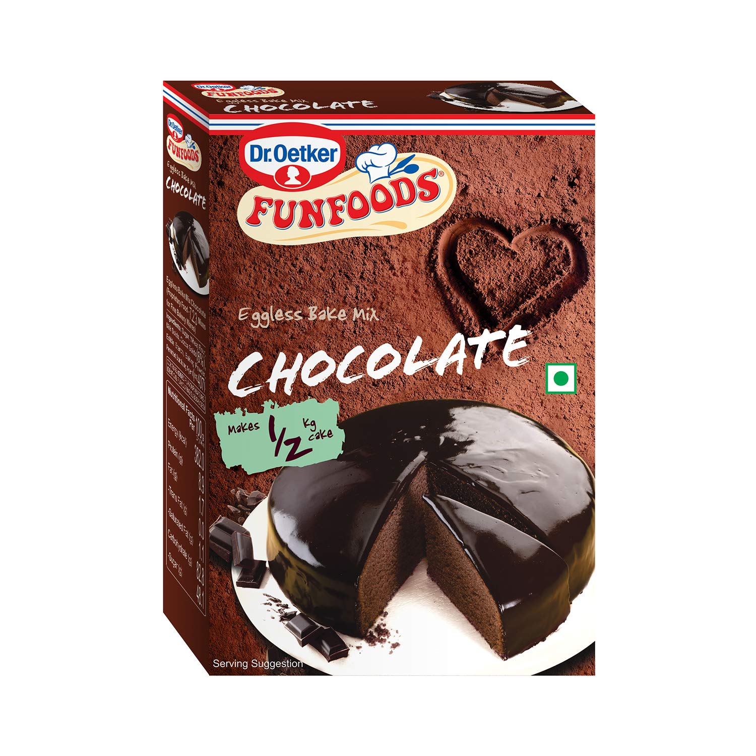 Dr. Oetker FunFoods Eggless Cake Mix Chocolate, 250gm, Chocolate - View 3 of 3