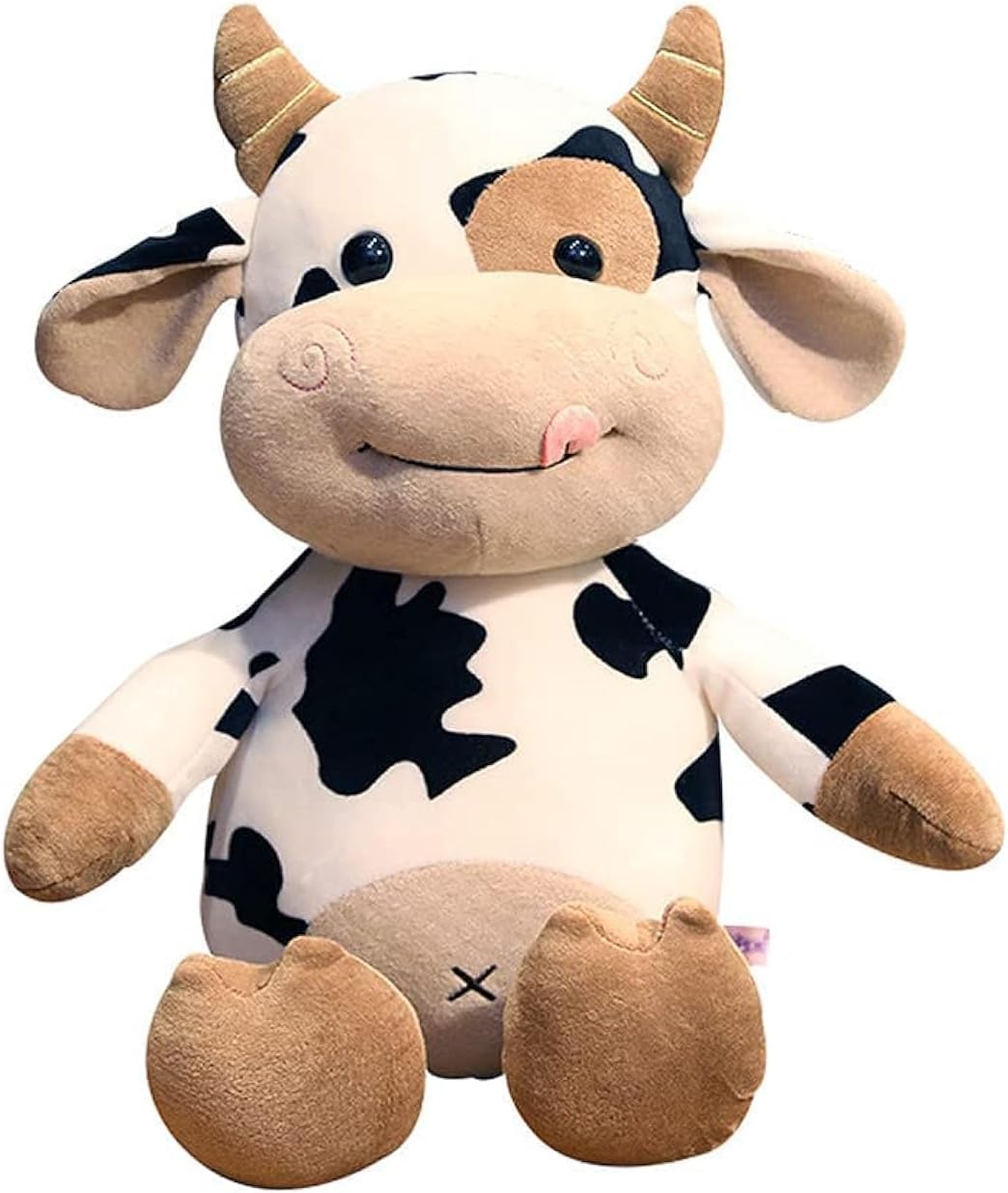 COOLBABY cow plush toy,16 inch stuffed animal throw plushie pillow doll,soft fluffy friend hugging cushion-present for every age and occasion - View 2 of 4