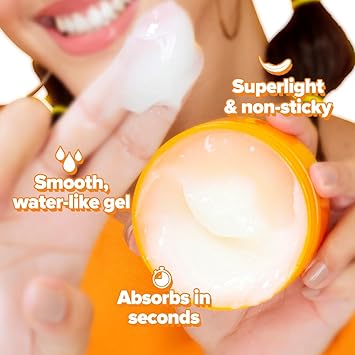 Aqualogica Glow+ Hydra Gel Moisturizer Vitamin C & Papaya 24H Hydration & Glow Lightweight, Non-Sticky Gel 200g - View 2 of 4
