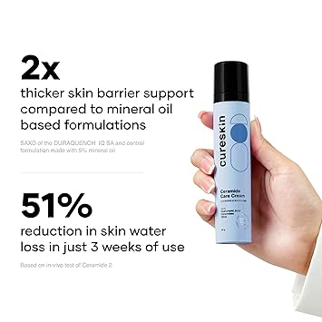 Cureskin Ceramide Moisturiser SPF 40 PA+++ – Skin Barrier Repair Face Moisturizer for Men & Women With Hyaluronic Acid Anti-Aging Face Cream - View 3 of 4