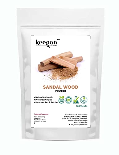 Keegan Herbal Natural & Pure Sandalwood Powder 100 gram Pouch | Chandan Powder For Face & Skin Care - Related product