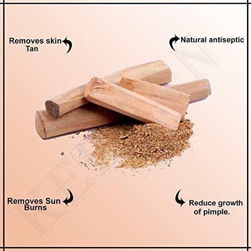 Keegan Herbal Natural & Pure Sandalwood Powder 100 gram Pouch | Chandan Powder For Face & Skin Care - View 4 of 5