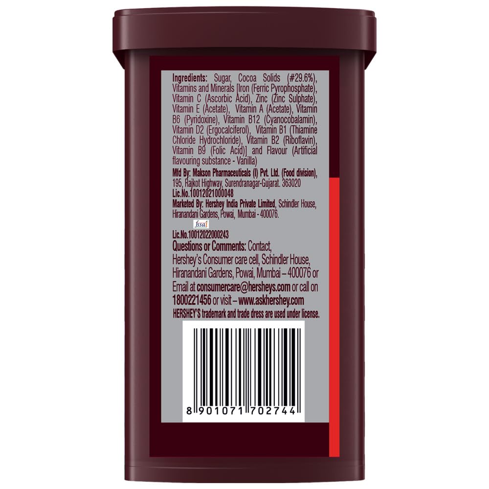 HERSHEY'S Hot Chocolate Drink Powder Mix, 250 g - View 3 of 3