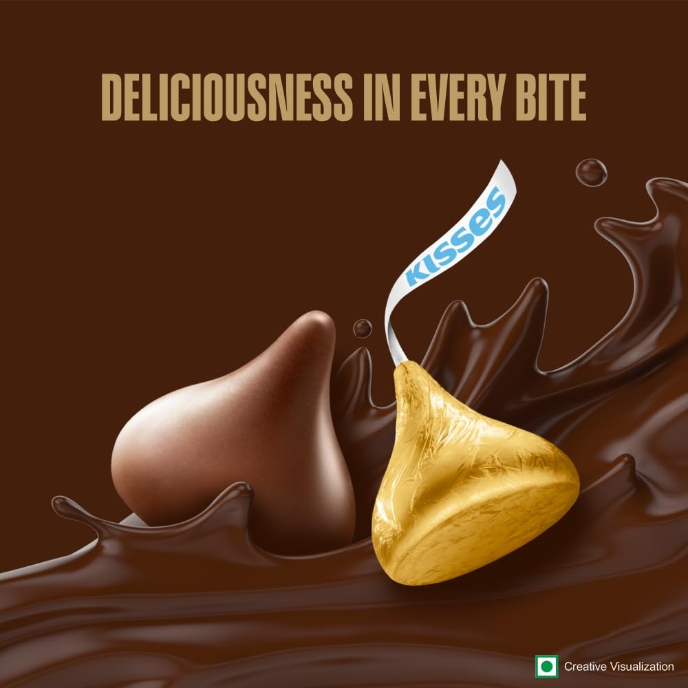 HERSHEY'S Kisses Vegetarian Milk Chocolate,36 Grams - View 2 of 7