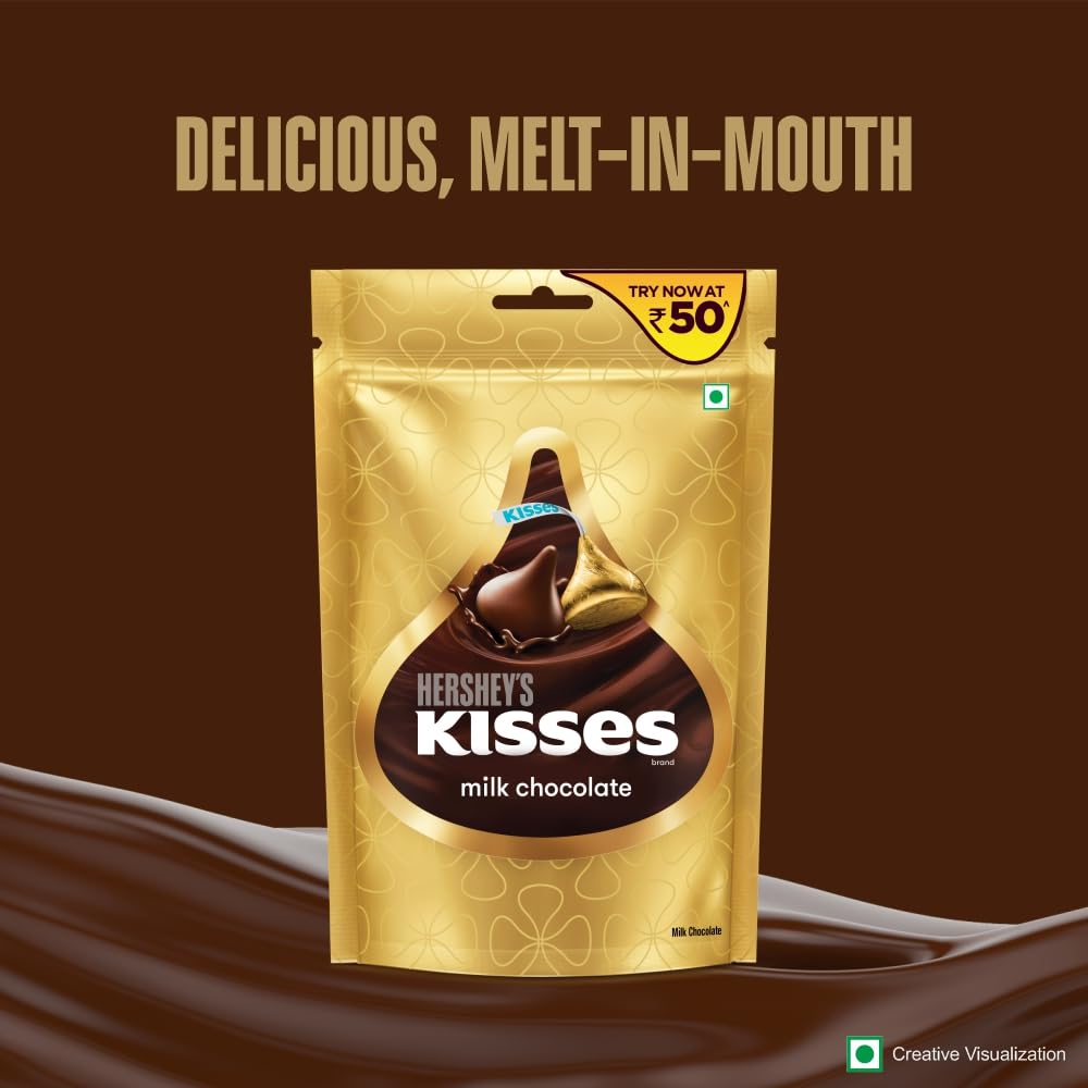 HERSHEY'S Kisses Vegetarian Milk Chocolate,36 Grams - View 3 of 7