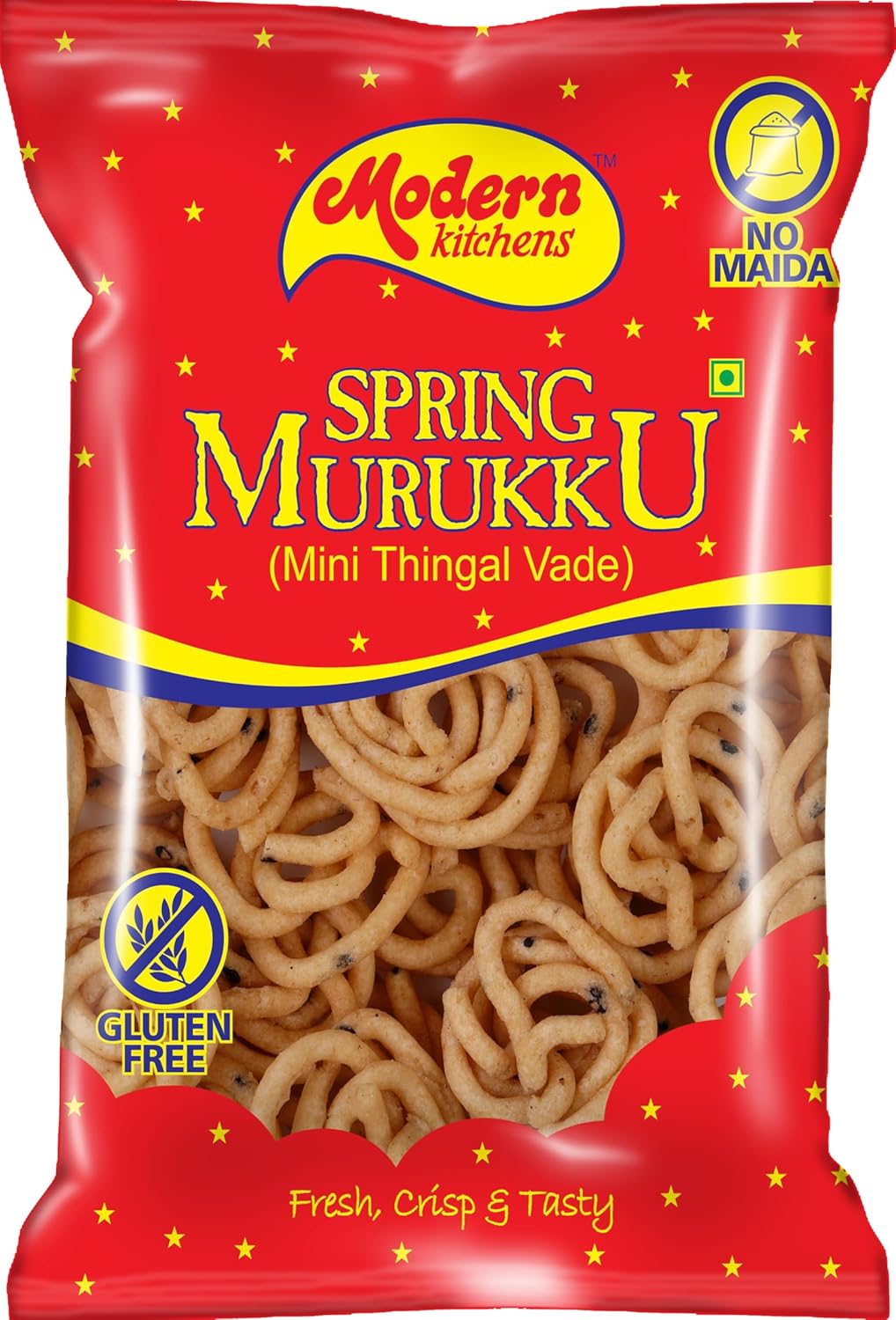 Modern Kitchens Spring Murukku – 150g | Gluten-Free, No Maida, Crispy & Delicious | Made with Rice, Tapioca, Urad Dal, Sesame & Cumin Seeds | Healthy Indian Snack - Related product