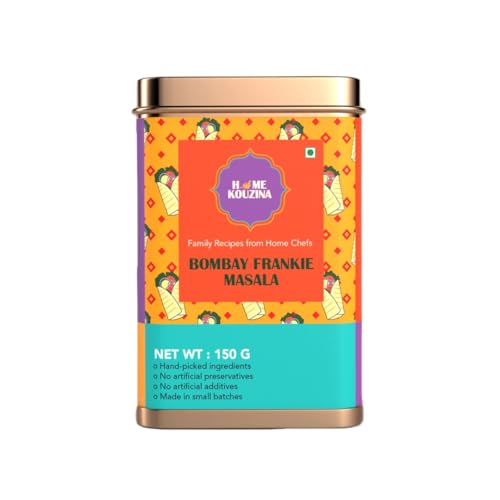 Home Kouzina Bombay Frankie Masala - 150G , Perfect for Frankies, Wraps, Rolls and Sandwiches, No Artificial Additives , Made in Small Batches , 100% Natural Ingredients, Premium Tin Pack - Related product