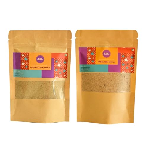 Home Kouzina Gujarati Chai and Kadak Chai Masala - 50g Each (Pack of 2) , Traditional Recipe , No Artificial Additives , NO Preservatives - Related product