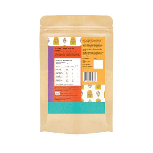 Home Kouzina Kitchen Queen Masala – 100g | All-Purpose Indian Masala for Dal, Khichdi, Sabzi & More , All Natural Ingredients , Made in Small Batch - View 2 of 6