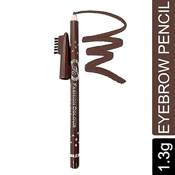 Fashion Colour Glimmerstick for Eyebrow 1.3g , Long Lasting Eyebrow Pencil , Soft Textured Natural Daily Look Eyebrow Makeup. Pack of 2 (Chatain), BK+BK - View 2 of 3