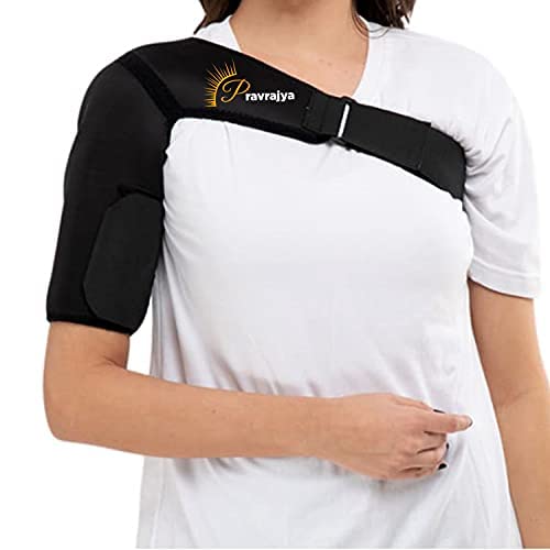 Right Arm Shoulder Support Adjustable Neoprene Stretch Strap Wrap Belt Band Pads Gym Guard Brace Support Medical Posture Compression (X-Large) - Related product