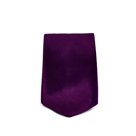 UMANI® Men's Microfiber Slim Tie-Violet - View 2 of 5