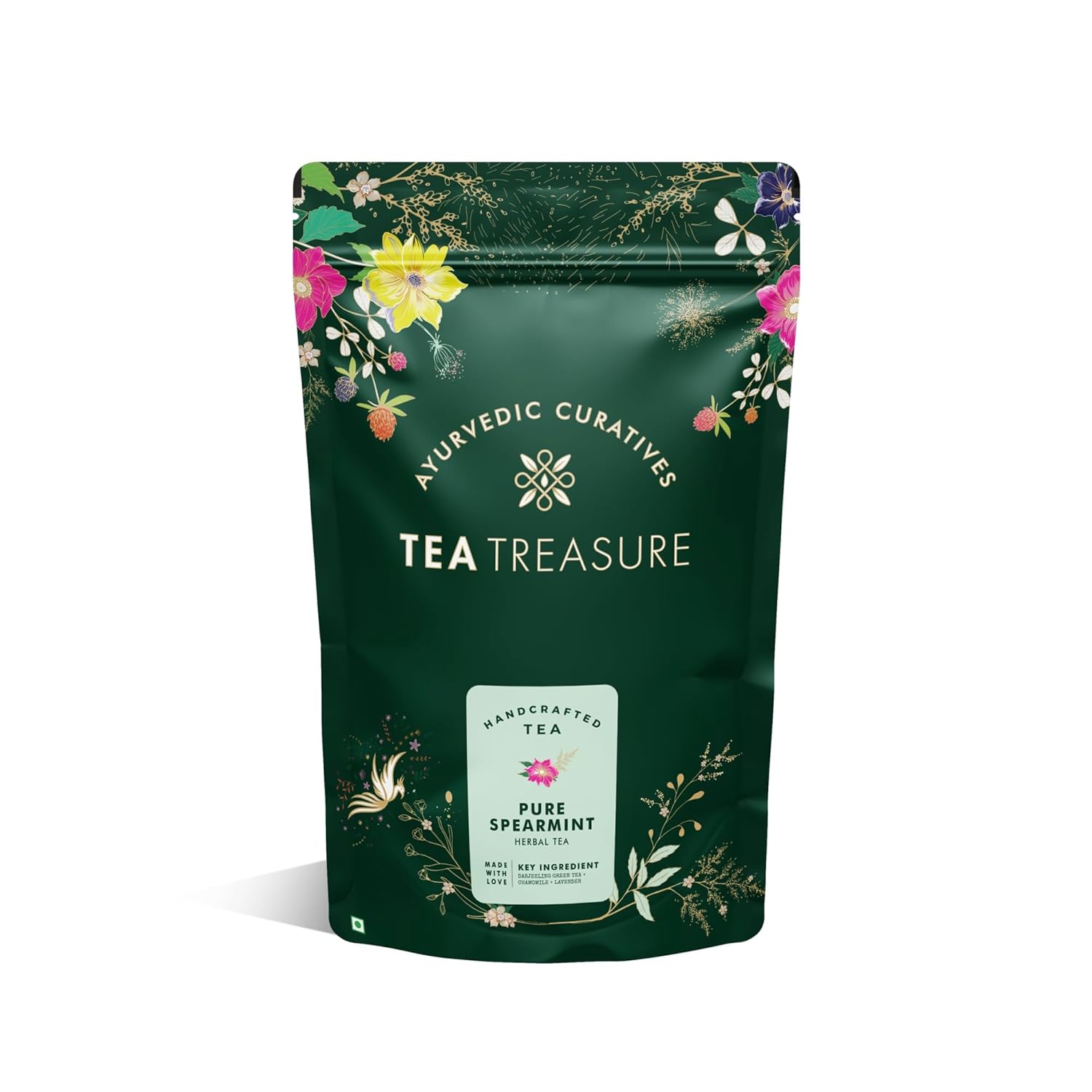 Tea Treasure Spearmint Herbal Tea 100gm | Spearmint Tea for PCOS, PCOD, Unwanted Hair | Spearmint Tea Loose Leaves | Boosts Immunity | Reduces Stress | Rich in Antioxidants | Aids Digestion - Shop at Colombo Mall
