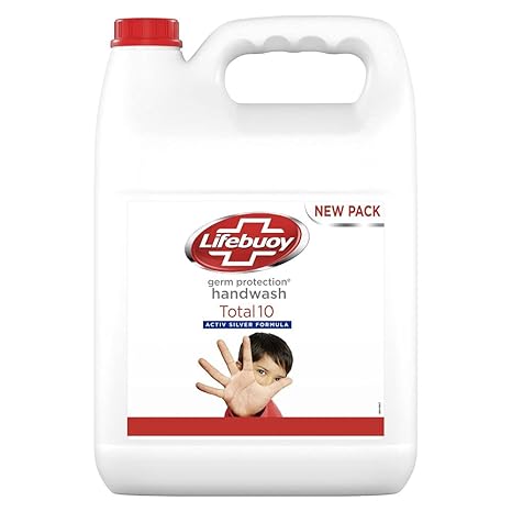 Lifebuoy Total 10 Germ Protection Liquid Handwash Refill Canister, 5L | Kills 99.9% Germs | Liquid Handwash Fights Bacteria & Viruses - Related product