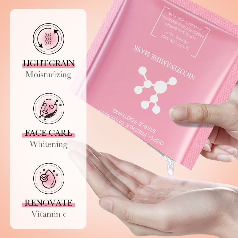 ROREC BIOAQUA Multi-Effect Repair Hydration Moisturizing Whitening Antioxidant Anti-Wrinkle Firming Tender Skin Facial Mask-Nicotinamide(FROM MALAYSIA) - View 2 of 3