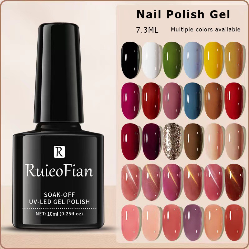 Nail Magic 48 Colors Nail Polish Gel 7.3ml Pengilat Kuku Gel Polish Varnish Nail Art Salon Kit Color Gel Varnis Kuku Need Nail Lamp-R045(FROM MALAYSIA) - View 4 of 4
