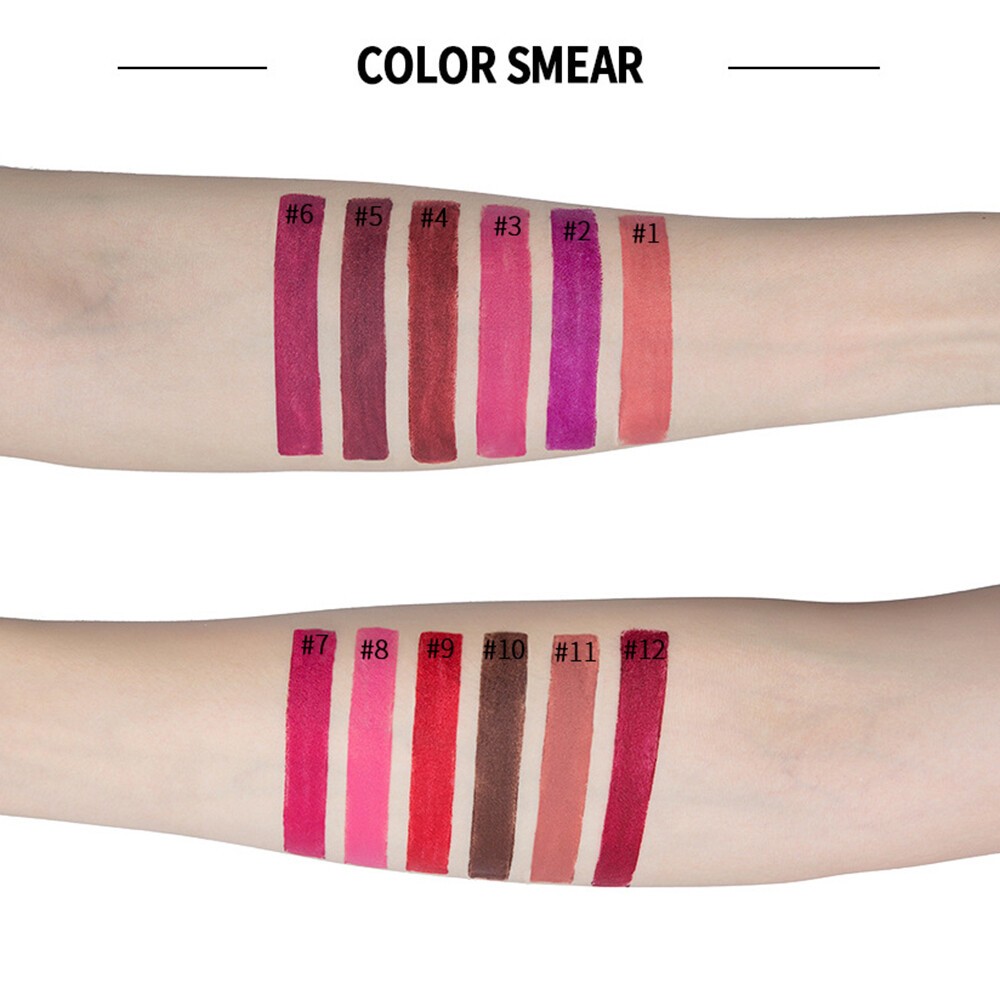 Tattielove HANDAIYAN Velvet Matte Lipstick – Silver Makeup Stick (12 Shades)- 08#(FROM MALAYSIA) - View 2 of 4