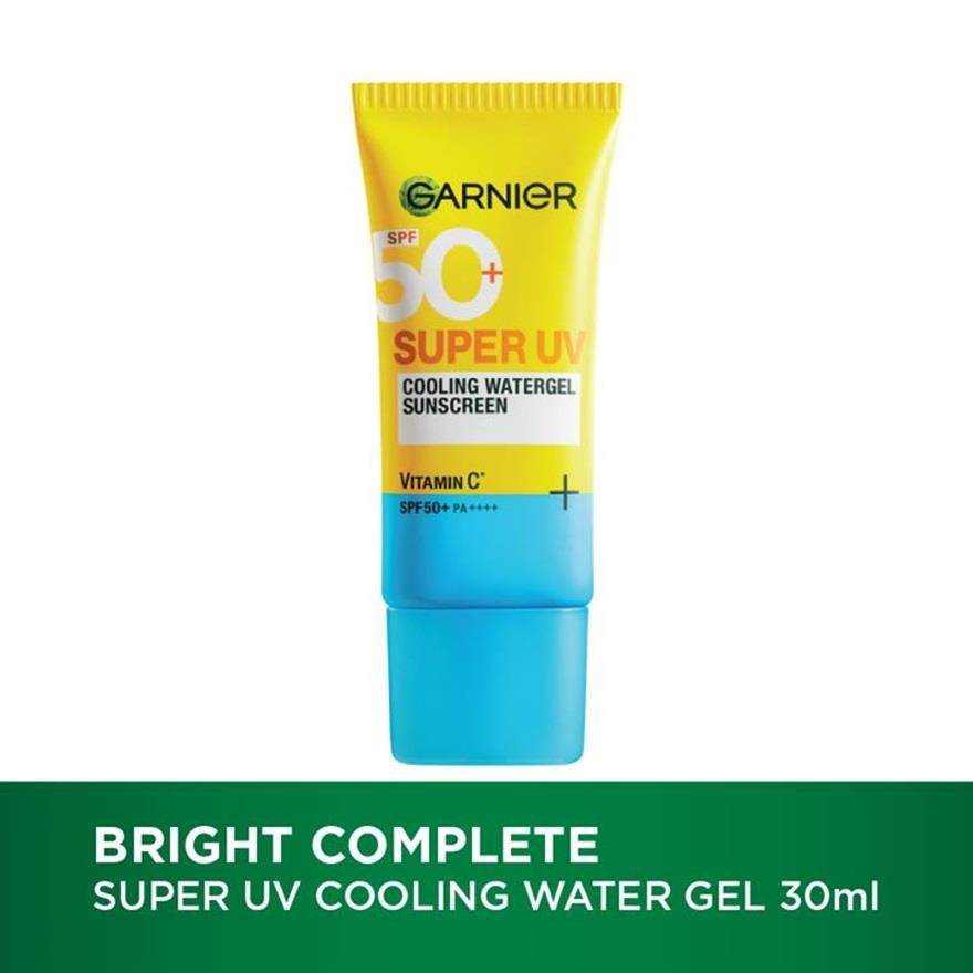 GARNIER Super UV Cooling Gel Sunscreen SPF50+ PA+++ 30ml – Lightweight Korean Gel Sunscreen for Face & Body, Broad-Spectrum UVA/UVB Protection, Cooling Hydration, Non-Greasy Daily Sunblock for Smooth Skin - View 3 of 4