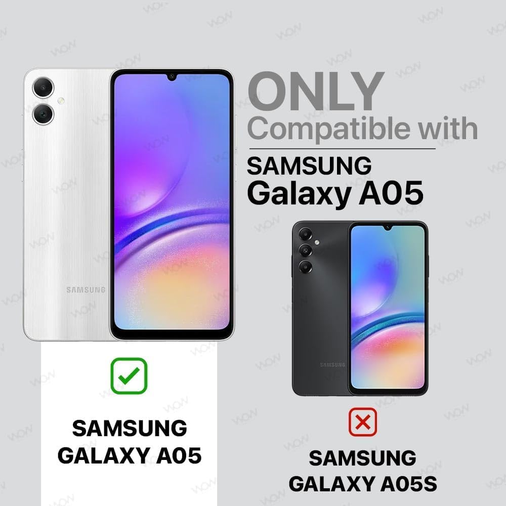 WOW IMAGINE Shock Proof Flip Cover Back Case Cover for Samsung Galaxy F05 | Galaxy M05 | Galaxy A05 (Flexible | Leather Finish | Card Pockets Wallet & Stand | Chestnut Brown) (FROM INDIA FAAZ) - View 3 of 3