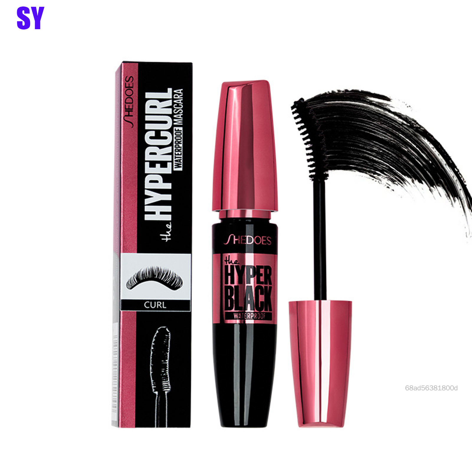 (New Stock) Maybelline Hypercurl Waterproof Mascara SY-MY – Curling, Long-Lasting, Volumizing, Smudge-Proof, Lash-Defining, Clump-Free, Bold Black Lashes, Eye-Enhancing, Curl-Holding, All-Day Wear, Dramatic or Natural-Look, Professional Eye Makeup - View 2 of 3