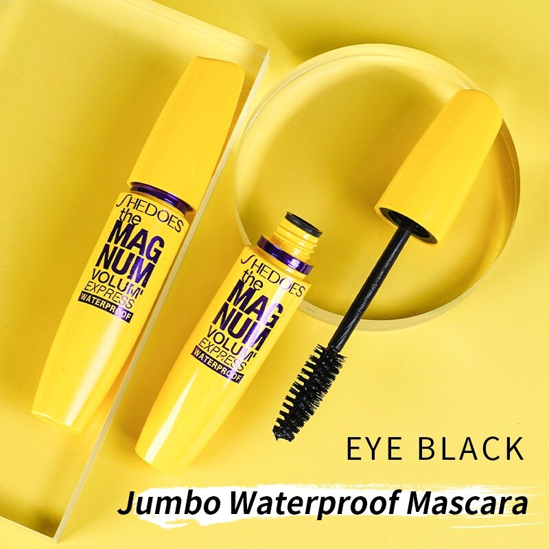 Yellow Chubby Tube Mascara – Waterproof, Lengthening, Volumizing, Curling, Smudge-Proof, Natural-Look Lashes, Clump-Free, Bold Black Lash Effect, Long-Lasting, Eye-Enhancing, Lash-Defining, All-Day Wear, Dramatic or Subtle Eye Makeup Cosmetic - View 3 of 3