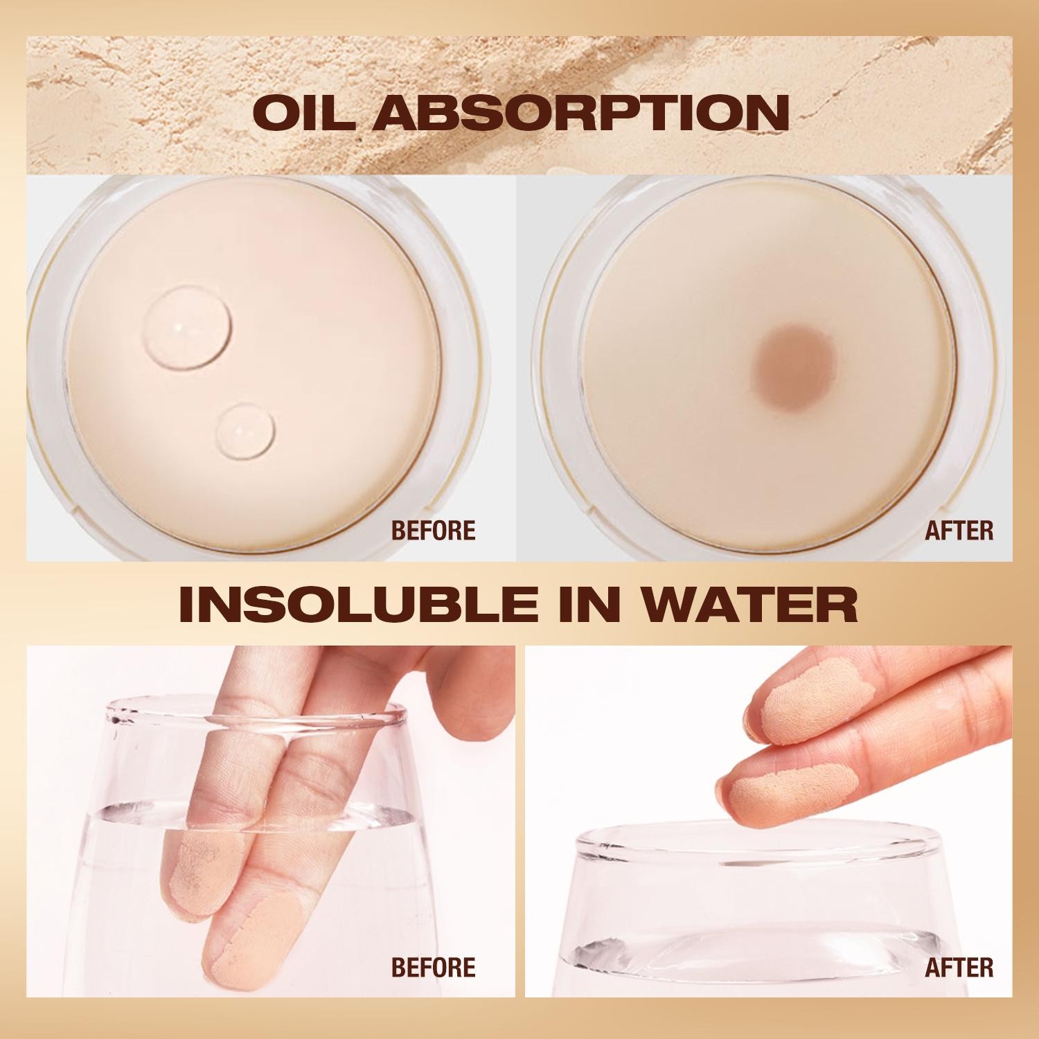 KAXIER Powder Two Way Cake Pressed Powder High Coverage Oil Control Acne Cover Matte-04 NATURAL TAN(FROM MALAYSIA) - View 2 of 4