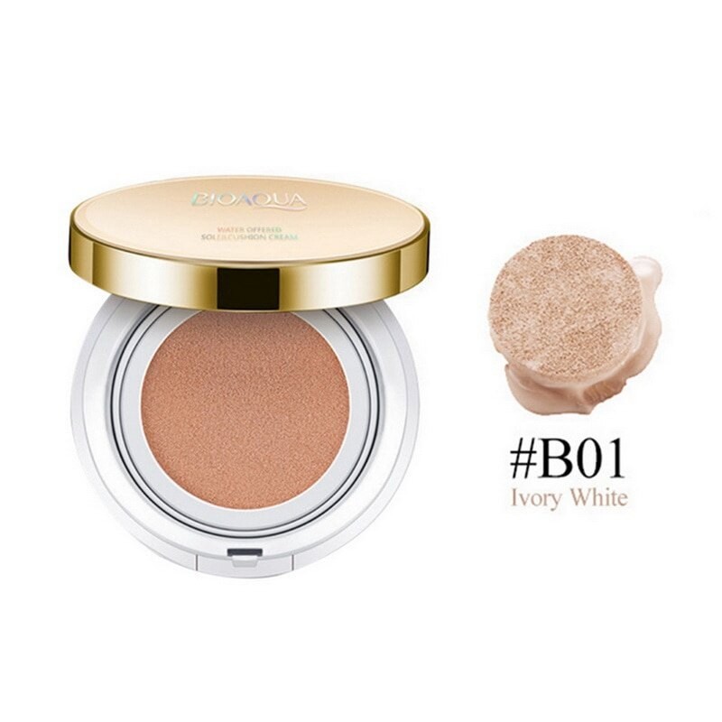 baby moisturizerBIOAQUA Air Cushion BB Cream Brighten Concealer Moisturizer Foundation Face Whitening Makeup Facial Bas- Ivory White(FROM MALAYSIA) - View 3 of 3