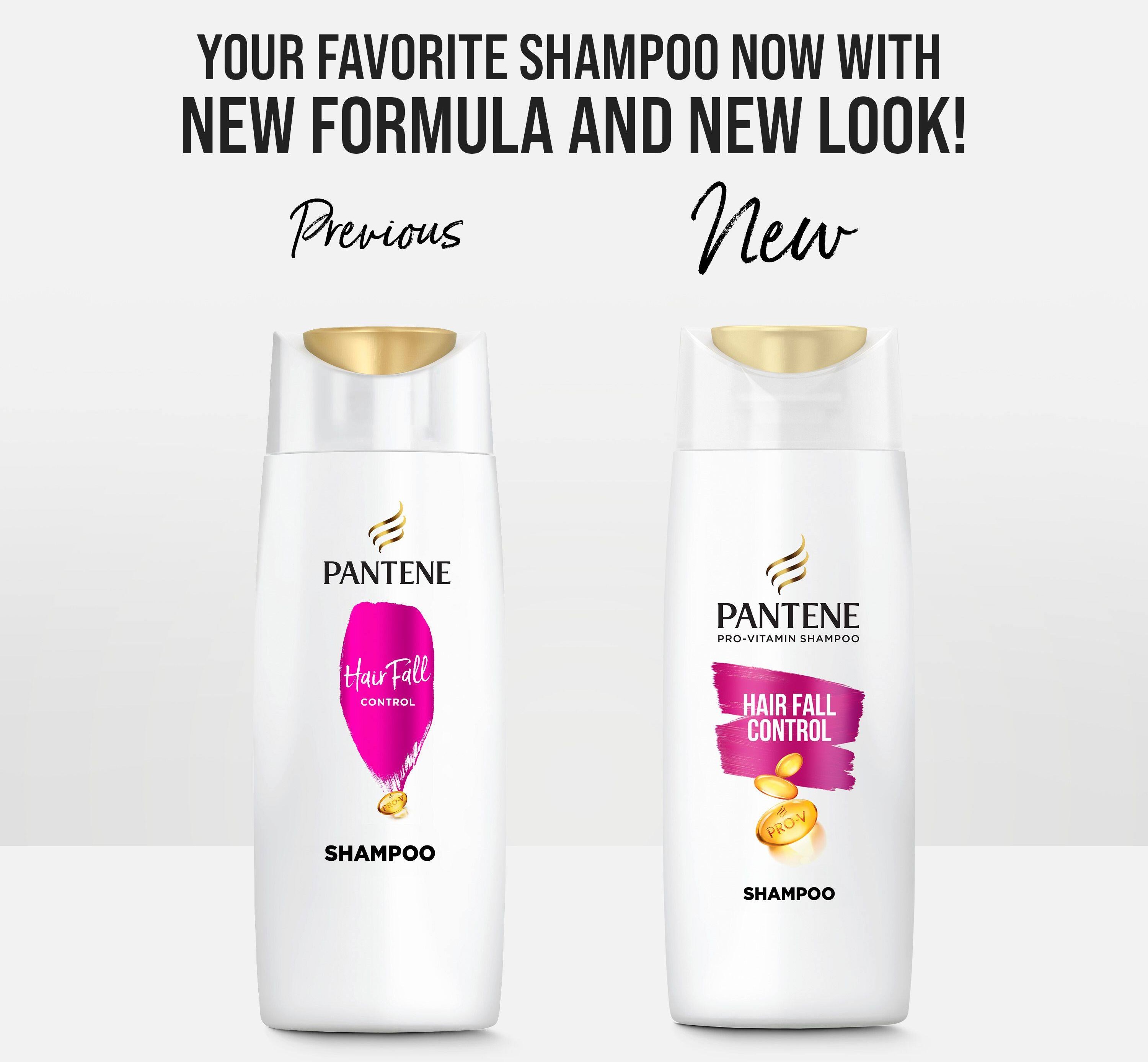 Pantene Pro-V Shampoo Hair Fall Control 70ml – Strengthens Hair from Roots, Reduces Hair Fall, Nourishes and Protects, Gentle Daily Formula, Leaves Hair Soft, Smooth, Shiny, Healthy, and Manageable - View 2 of 3