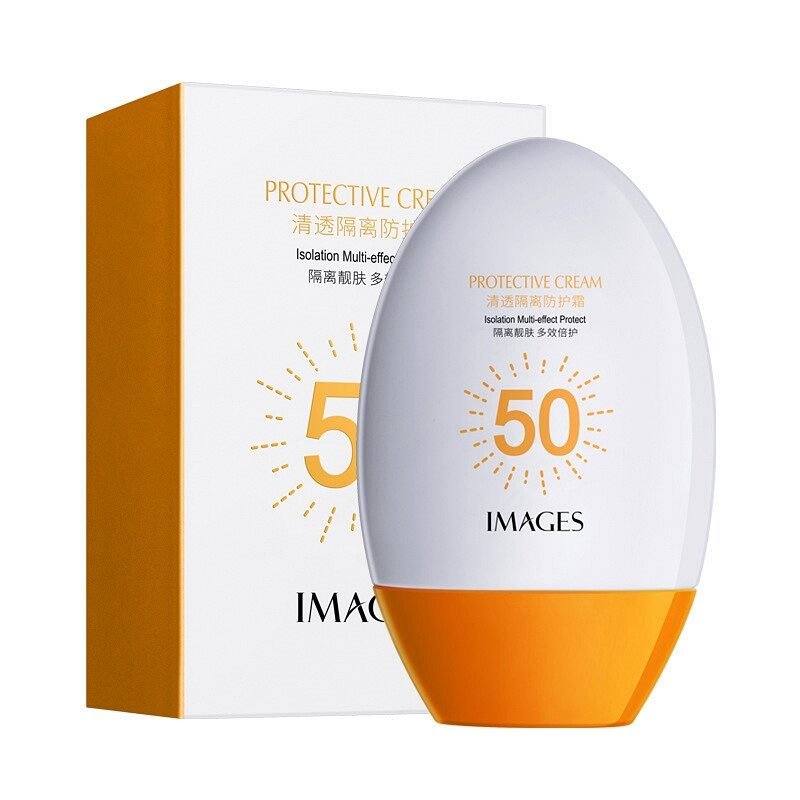 IMAGES Sunblock Cream SPF50+ PA+++ 45ml – Intensive UV Protection Face and Body Sunscreen, Whitening Moisturizing Formula, Lightweight Non-Greasy Cream, Hydrating, Long Lasting Sun Care for Smooth, Bright, Healthy Skin - View 3 of 3