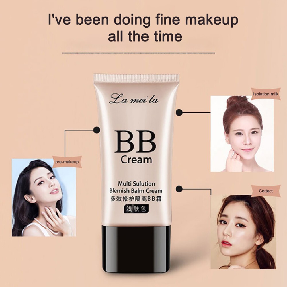 LAMEILA BB Cream Concealer Female Moisturizing Isolation Liquid Foundation-02#Light complexion(FROM MALAYSIA) - View 2 of 4
