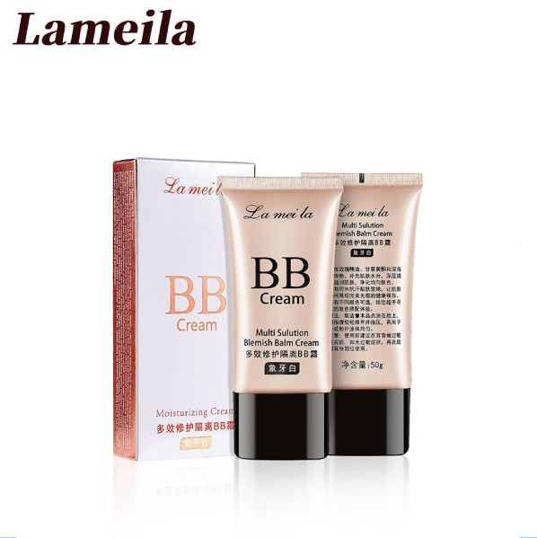 LAMEILA BB Cream Concealer Female Moisturizing Isolation Liquid Foundation-02#Light complexion(FROM MALAYSIA) - View 4 of 4