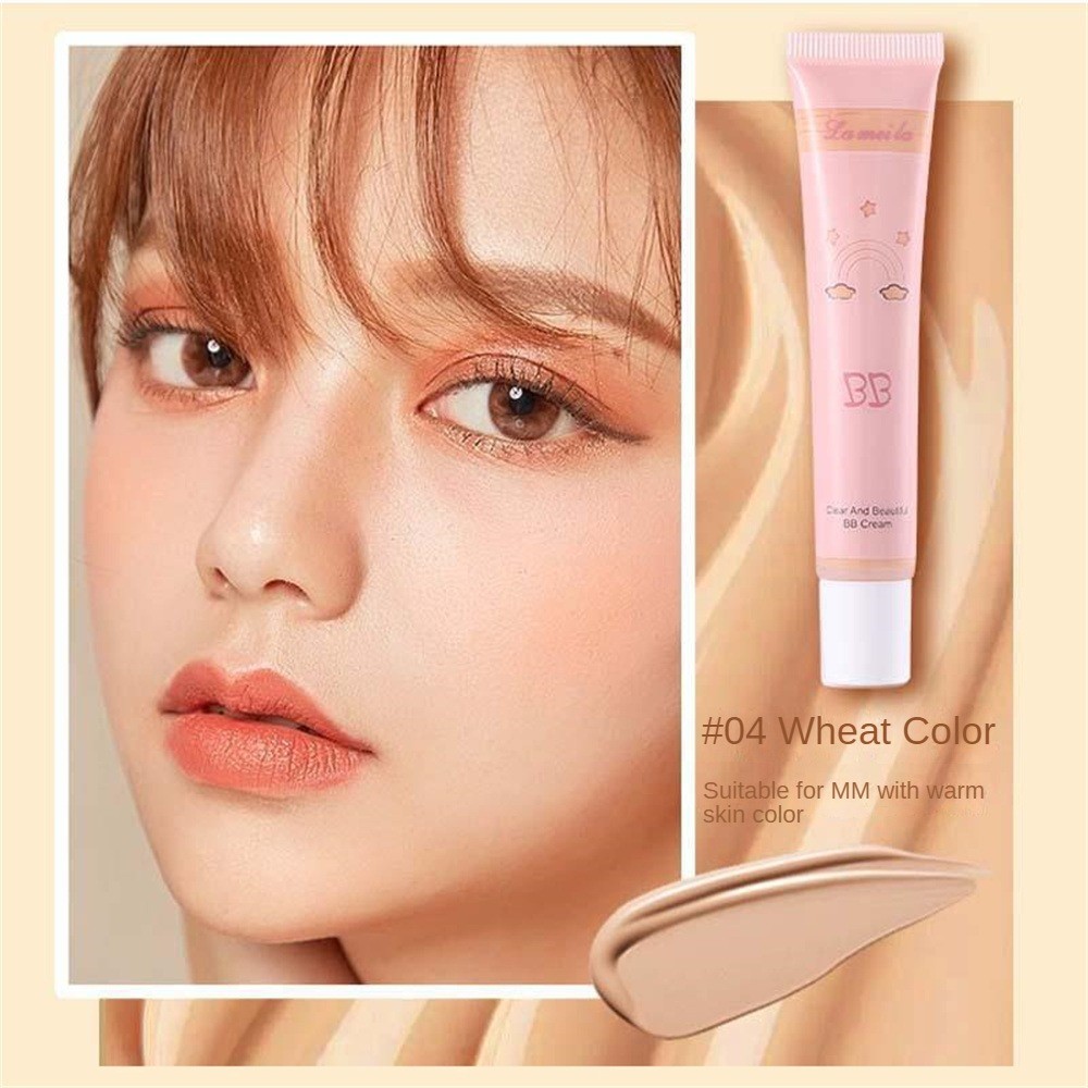 Lameila Bb cream 15ml Base Isolation Cream Whitening Brighten Face Magic BB Cream Lasting Nude Makeup Facial Foundation Waterproof Cover Blemish Base Fluid Concealer Oil Control Lasting Brighten Skin BB Cream Cosmetics - View 3 of 4