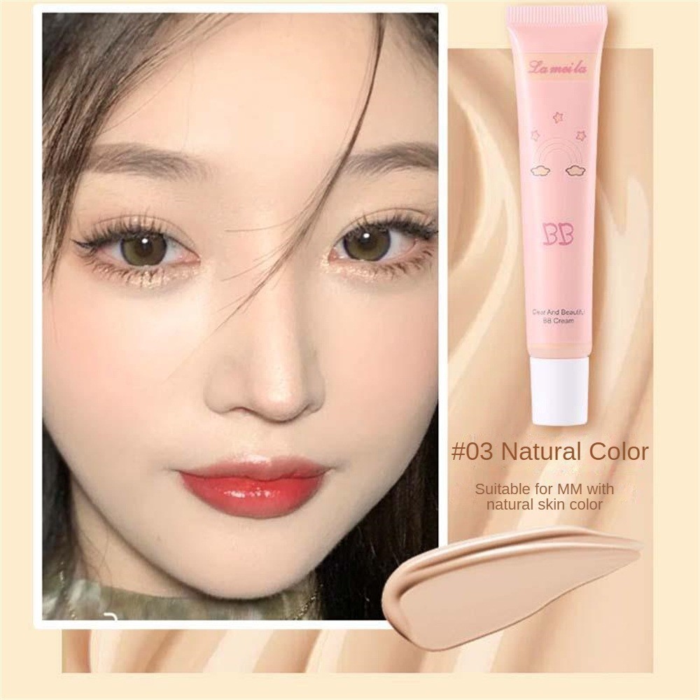 Lameila Bb cream 15ml Base Isolation Cream Whitening Brighten Face Magic BB Cream Lasting Nude Makeup Facial Foundation Waterproof Cover Blemish Base Fluid Concealer Oil Control Lasting Brighten Skin BB Cream Cosmetics - View 4 of 4