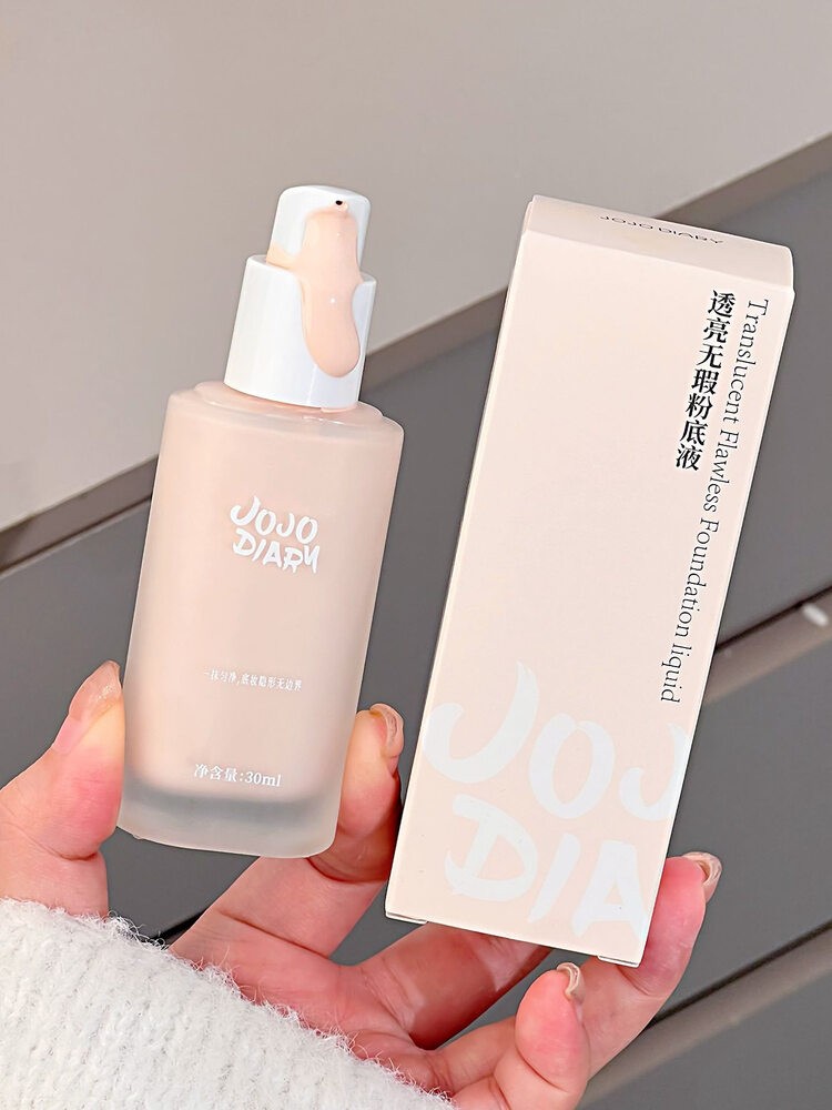 Korean Style Large Capacity Foundation Liquid BB Cream Moisturizing Lightweight Long-lasting No Cakey Natural Finish Concealer-01#Ivory white [paint creamy skin](FROM MALAYSIA) - View 3 of 4