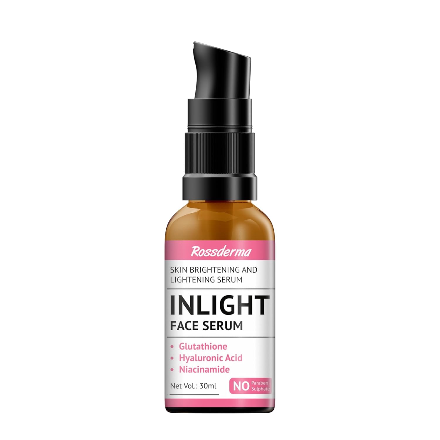 INLIGHT Face Serum | Korean Glass Skin Serum | 3-in-1 Power Formula with Glutathione, Hyaluronic Acid & Niacinamide | Glow Boosting, Skin Brightening & Hydrating Serum | For Men & Women | 30ml - View 3 of 3