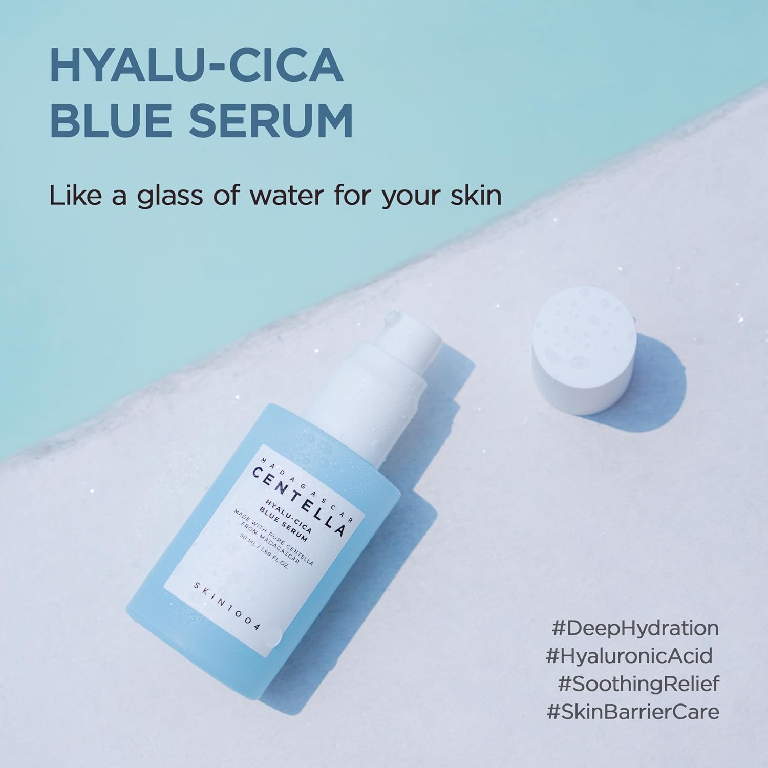 SKIN1004 Hyalu-CICA Blue Serum 50ml, 5 Layer Hyaluronic Acid Cica Niacinamide, Hydrating and Refreshing Multi-Care Solutions - View 4 of 4