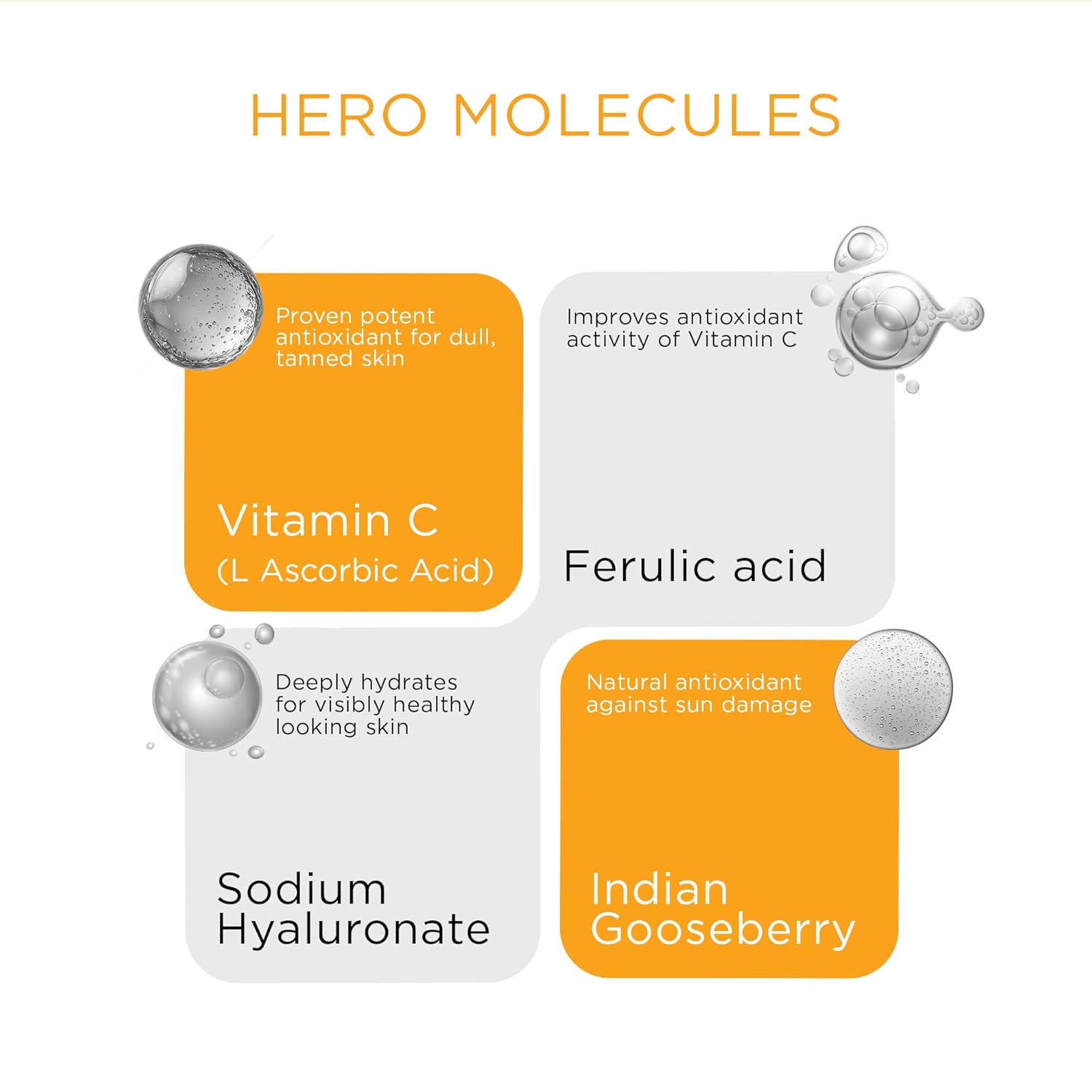 SkinQ 15% Vit C Face Serum for Glowing & Brightening Skin (20 ml) | Helps reduce Pigmentation, Patches, Dark Spots & Tan | Glow Serum for Men & Women with All Skin Types | Lightweight & Non-drying - View 2 of 5