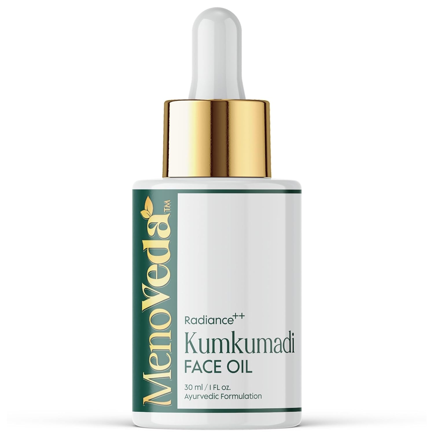 Menoveda Kumkumadi Face oil For glowing skin | Reduces Fine Lines & Wrinkles | Improves Elasticity | Antioxidant-Rich Anti-Ageing Formulation for Dark Spots, UnEven Skin Tone, Eye Area - 30 ml - View 5 of 5