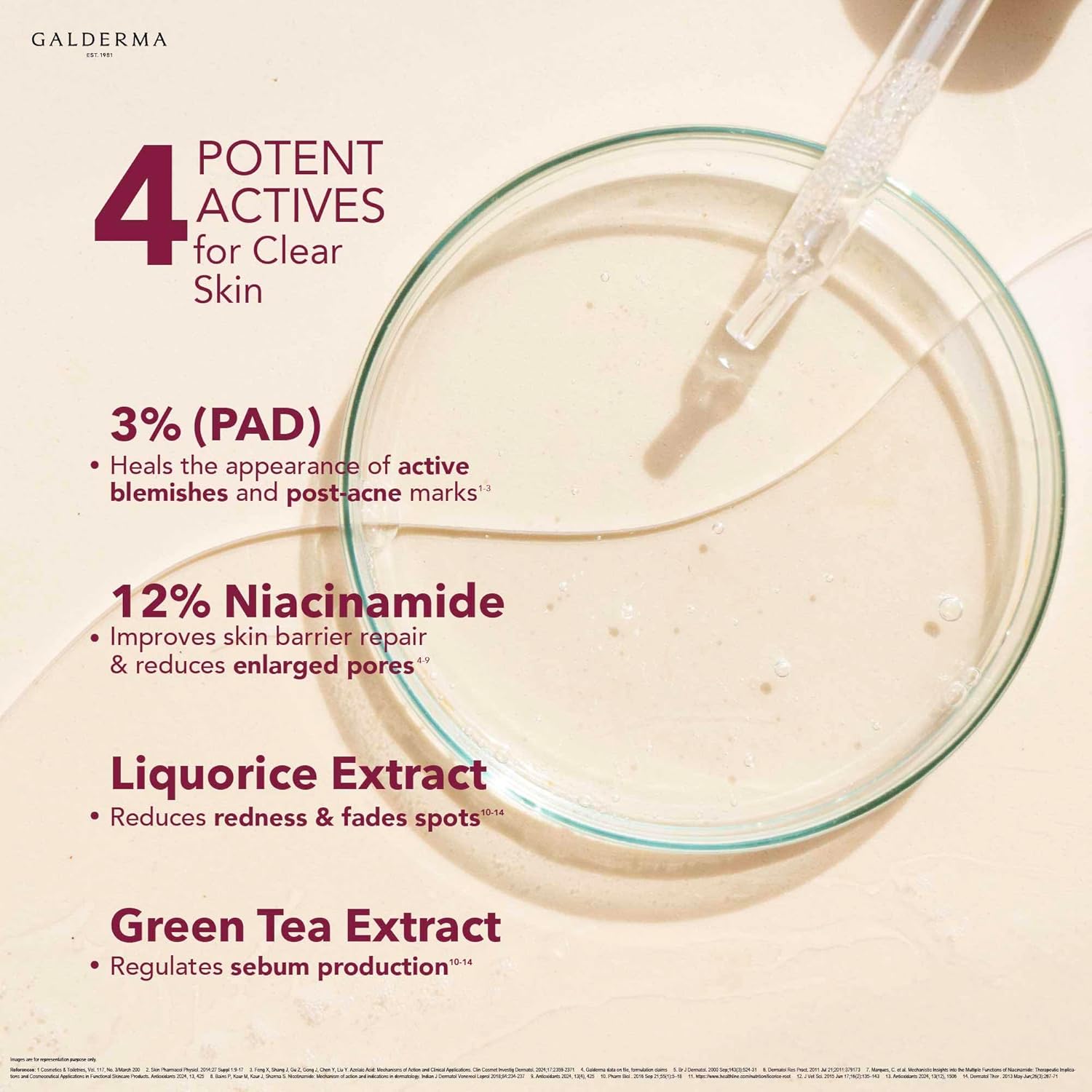 Biluma Clarifying Serum 30ml – Acne & Blemish Control Face Serum with Niacinamide & Pore Minimizing Formula – Controls Oil, Reduces Breakouts & Improves Skin Texture - View 3 of 7