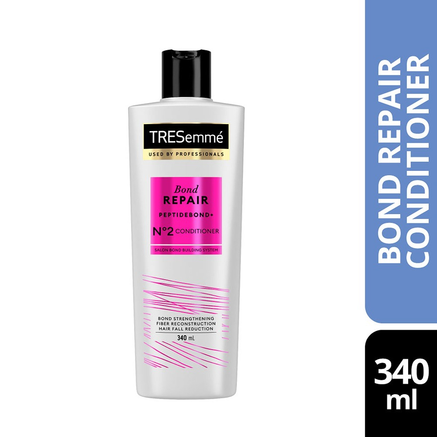 TRESEMME Bond Repair Conditioner 340ml Damaged Hair Repair Strengthening Nourishing Soft Smooth Silky Frizz Control Lightweight Healthy Shiny Manageable Hair Professional Salon Care Everyday Use - View 3 of 3
