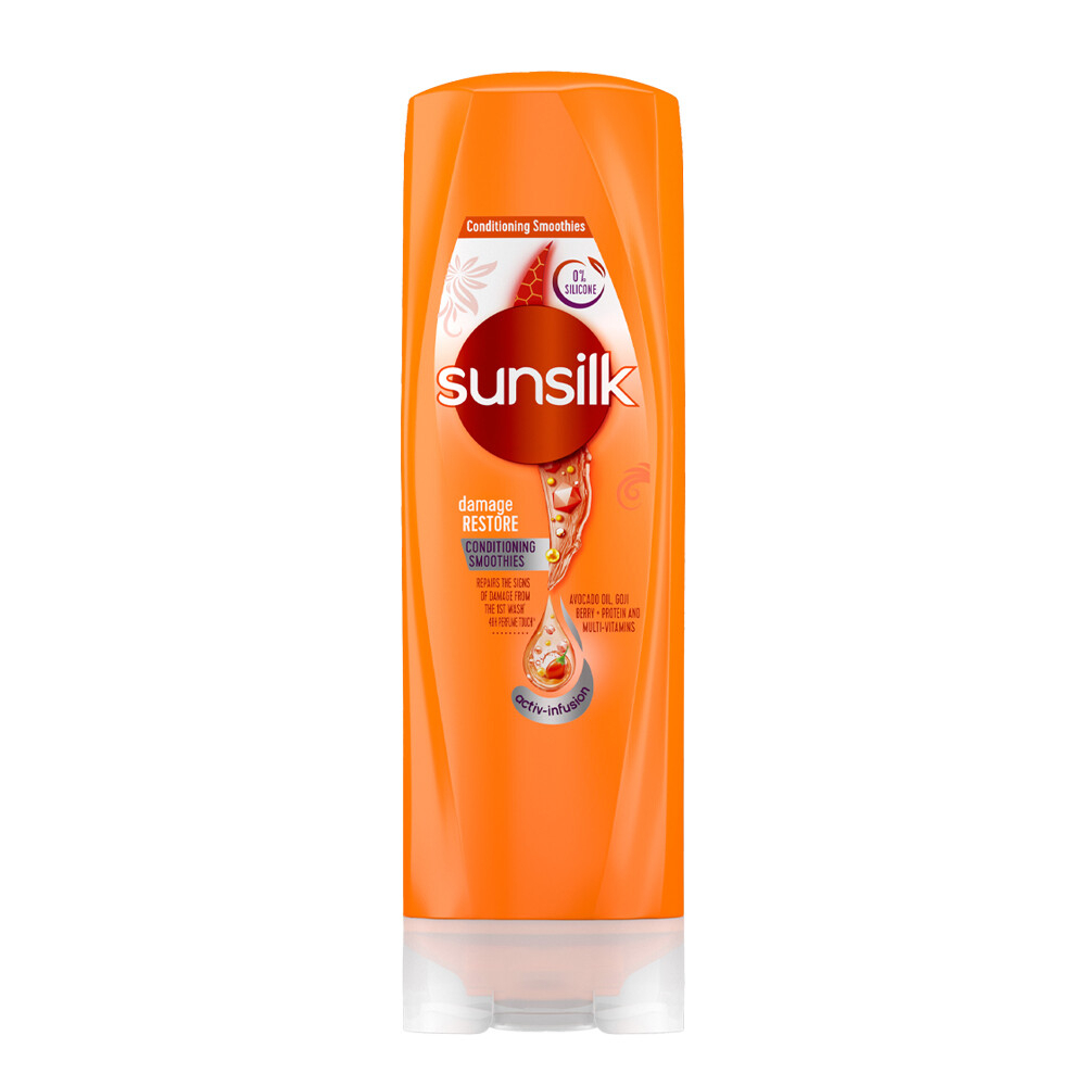 SUNSILK Damage Restore Hair Conditioner 300ml Repair Damage Nourishing Strengthening Soft Smooth Silky Frizz Control Lightweight Healthy Shiny Manageable Hair Everyday Use - View 2 of 3