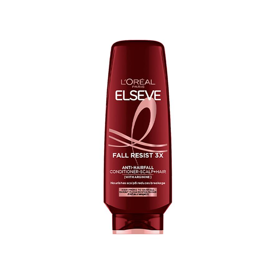 Elseve Fall Resist x3 Conditioner 265ml Anti Hair Fall Strengthening Nourishing Repair Damage Soft Smooth Silky Frizz Control Lightweight Healthy Shiny Manageable Hair Everyday Use - View 2 of 3