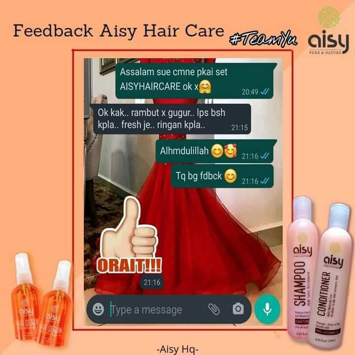 Aisy Hair Care Conditioner 250ml Hair Loss Treatment Nourishing Strengthening Soft Smooth Silky Lightweight Frizz Control Repair Damage Healthy Shiny Manageable Hair Everyday Use - View 3 of 3