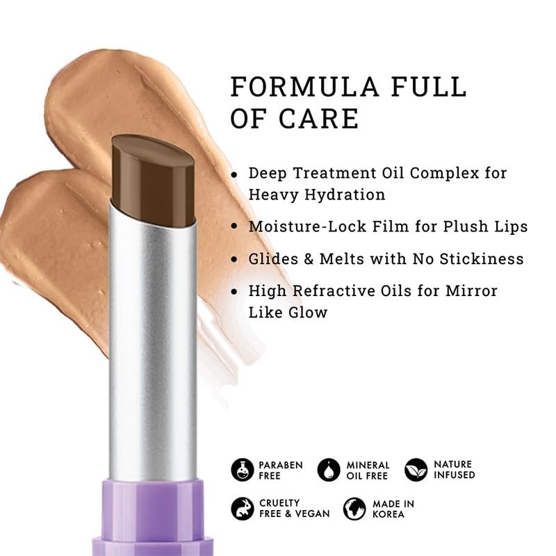 Melt, Miracle, Etc Treatment Oil Lip Balm SPF 50 for Dark & Pigmented Lips | Hydrating Lipbalm for Dry, Chapped Lips| Non‑Sticky, Nourishing Lip Balm for Men & Women with Natural Tint & Sun Protection | Healing Era - View 4 of 6