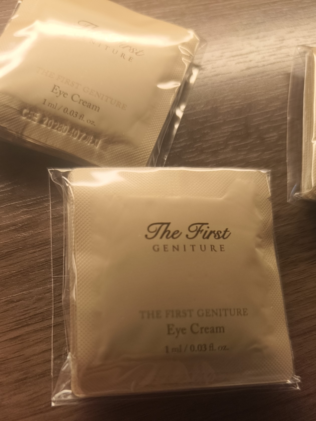 O HUI The First Geniture Eye Cream Sample Set 1ml x 5pcs Premium Korean Anti Aging Eye Care for Firming Brightening Hydrating Wrinkle Repair and Youthful Radiant Skin - View 3 of 3