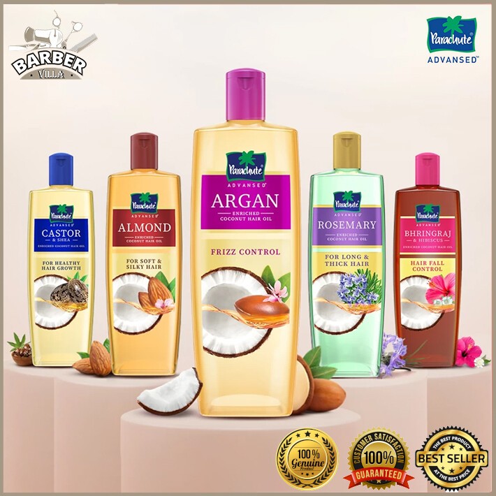 Parachute Advansed Enriched with Coconut Hair Oil 200ML-ALMOND(FROM MALAYSIA) - View 3 of 4