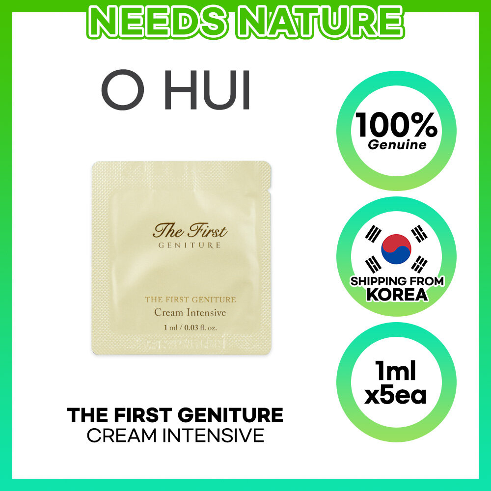 O HUI The First Geniture Cream Intensive 1ml x 5pcs Premium Korean Anti-Aging Moisturizer Sample Set for Firming Lifting Hydrating Wrinkle Care Brightening Youthful Radiant Smooth Skin - View 2 of 3