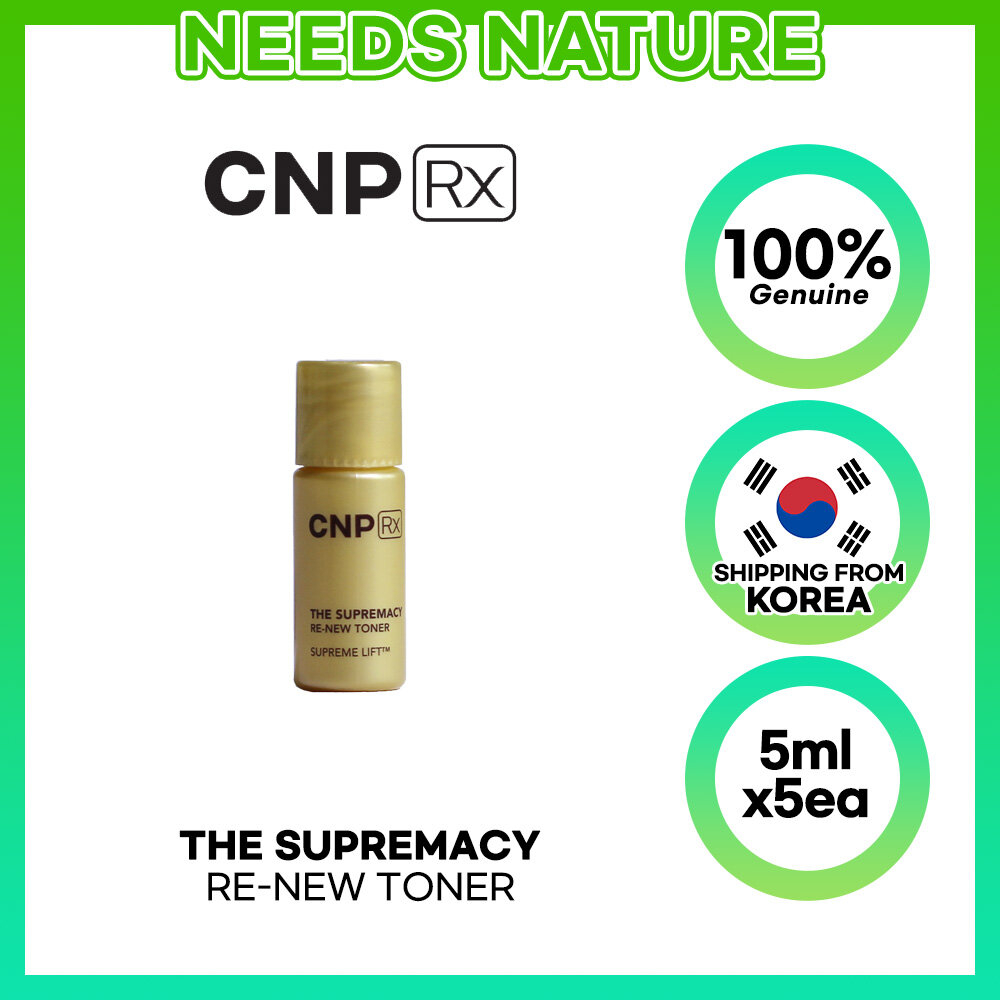 CNP Rx The Supremacy Re-New Toner 5ml x 5ea Premium Korean Skincare for Firming Lifting Hydrating Whitening Skin Care Sample Set for Smooth Radiant Youthful Elastic Healthy Skin - View 2 of 3